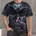 Gothic Raven, Pink Hope Ribbon and Moonlit Cathedral for Dark Romantic Everyday Style All-over Print Unisex T-shirt - 1