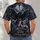 Gothic Raven, Pink Hope Ribbon and Moonlit Cathedral for Dark Romantic Everyday Style All-over Print Unisex T-shirt - 4