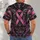 Pink Ribbon Awareness Armor for Breast Cancer Support and October Events All-over Print Unisex T-shirt - 4
