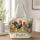 Rooster And Hen Farmyard Scene For Garden Days And Country Gifts For Chicken Lovers Quilted Tote Bag - 1