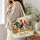 Rooster And Hen Farmyard Scene For Garden Days And Country Gifts For Chicken Lovers Quilted Tote Bag - 3