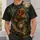 Pumpkin Anglerfish Swamp Scene for Halloween Nights and Gothic Fishing Adventures Outdoors All-over Print Unisex T-shirt - 6