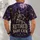 Gothic Skeleton Night Crew Scene for Spooky Halloween Evenings All-over Print Unisex T-shirt - 4
