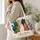 Colorful Cat Family Gathering for Cozy Days, Cat Moms and Pet-Loving Friends at Home Quilted Tote Bag - 3
