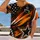 Amber Star And Football Motifs For Game Day Gatherings And Casual Weekend Wear All-over Print Unisex T-shirt - 2