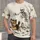 Yorkshire Terrier Stealing Bone Skeleton Chase For Halloween Dog Lovers All-over Print Unisex T-shirt - 1