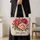 Vintage Pink Rose Bouquet for Garden Lovers, Summer Birthdays and Mother's Day Gift Quilted Tote Bag - 4