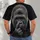 Detailed Silverback Gorilla Portrait for Wildlife Lovers and Everyday Casual Adventures All-over Print Unisex T-shirt - 4