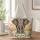Ornate Elephant Among Wildflowers for Bohemian Summer Celebrations and Nature Lovers Quilted Tote Bag - 1
