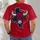 Angry Bull Texas Football Emblem for Match Day Tailgates and Game Day Sports Fans All-over Print Unisex T-shirt - 4