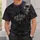Gothic Skull and Rose Nightfall for Halloween Parties and Alternative Style Fans All-over Print Unisex T-shirt - 6