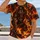 Fiery Werewolf And Chains For Halloween Nights, Concerts And Dark Fantasy Fans Everywhere All-over Print Unisex T-shirt - 2