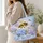 Hydrangea And Honeybee Garden Blooms For Springtime Nature Lovers Quilted Tote Bag - 3