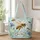 Honeybee And Blue Wildflowers For Breezy Summer Days And Nature-Loving Gift Givers Quilted Tote Bag - 1