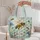 Honeybee And Blue Wildflowers For Breezy Summer Days And Nature-Loving Gift Givers Quilted Tote Bag - 5