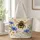 Cornflower Bee and Wildflower Garden Gift for Nature Lovers and Cottage Gardeners Quilted Tote Bag - 1