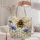 Cornflower Bee and Wildflower Garden Gift for Nature Lovers and Cottage Gardeners Quilted Tote Bag - 5