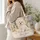 Fluffy Bichon Frise in Bloom for Dog Mom Gifts and Everyday Companion Style Lovers Quilted Tote Bag - 3
