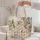 Fluffy Bichon Frise in Bloom for Dog Mom Gifts and Everyday Companion Style Lovers Quilted Tote Bag - 5