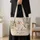 Fluffy Bichon Frise in Bloom for Dog Mom Gifts and Everyday Companion Style Lovers Quilted Tote Bag - 4