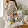 Boston Terrier Lemon Lavender Garden for Mediterranean Summer Style and Dog Lovers Quilted Tote Bag - 3