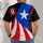 Puerto Rican Flag Colors for Cultural Celebrations and Everyday Island Pride All-over Print Unisex T-shirt - 4