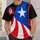 Puerto Rican Flag Colors for Cultural Celebrations and Everyday Island Pride All-over Print Unisex T-shirt - 6