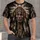 Feather Headdress Portrait for Bold Streetwear and Festival Nights for Men All-over Print Unisex T-shirt - 1