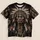 Feather Headdress Portrait for Bold Streetwear and Festival Nights for Men All-over Print Unisex T-shirt - 5