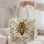 Botanical Honey Bee with Wildflowers for Spring Garden Lovers and Thoughtful Gifts Quilted Tote Bag - 5