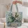 Praying Mantis Botanical Motif for Dark Academia Style and Nature Lover Gifts Quilted Tote Bag - 5