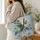 Praying Mantis Botanical Motif for Dark Academia Style and Nature Lover Gifts Quilted Tote Bag - 3