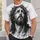 Jesus Thorn-Crown Portrait for Church Worship and Everyday Christian Faith for Men All-over Print Unisex T-shirt - 6
