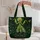 Praying Mantis With Botanical Vines for Whimsigoth Nature Lovers and Garden Enthusiasts Quilted Tote Bag - 5
