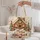 Gingerbread House, Candy Canes And Holly For Cozy Christmas Baking And Holiday Gifting Quilted Tote Bag - 5