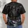 Norse Warrior and Raven Scene for Viking Heritage Fans and Bold Everyday Wear All-over Print Unisex T-shirt - 4
