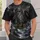 Norse Warrior and Raven Scene for Viking Heritage Fans and Bold Everyday Wear All-over Print Unisex T-shirt - 6