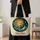 Celestial Sun Moon and Stars for Mystical Travel and Everyday Boho Style Quilted Tote Bag - 4