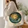 Celestial Sun Moon and Stars for Mystical Travel and Everyday Boho Style Quilted Tote Bag - 3