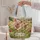Twin Piglet Meadow Scene for Country Farmhouse Outings and Springtime Gifts for Her Quilted Tote Bag - 5
