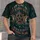 Teal Triple Moon Pentagram Halloween Gothic Witchy Style for Spooky Season All-over Print Unisex T-shirt - 1