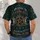 Teal Triple Moon Pentagram Halloween Gothic Witchy Style for Spooky Season All-over Print Unisex T-shirt - 4