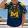 Collegiate Bear Football Crest for Game Day Tailgating and Outdoor Fan Style All-over Print Unisex T-shirt - 2