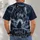 Moonlit Viking Wolf And Mountain Wilderness For Norse Myth Lovers All-over Print Unisex T-shirt - 4