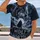 Moonlit Viking Wolf And Mountain Wilderness For Norse Myth Lovers All-over Print Unisex T-shirt - 2
