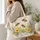 Honey Bees Among Yellow Wildflowers for Garden Lovers and Nature-Inspired Gifts Quilted Tote Bag - 3