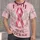 Pink Awareness Ribbon with Wings for Faith, Hope and Courage, Supportive Gift for Him All-over Print Unisex T-shirt - 1