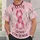 Pink Awareness Ribbon with Wings for Faith, Hope and Courage, Supportive Gift for Him All-over Print Unisex T-shirt - 6