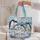 Aurora Penguin Gathering for Arctic Winter Adventures and Wildlife Lovers Quilted Tote Bag - 5