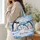 Aurora Penguin Gathering for Arctic Winter Adventures and Wildlife Lovers Quilted Tote Bag - 3